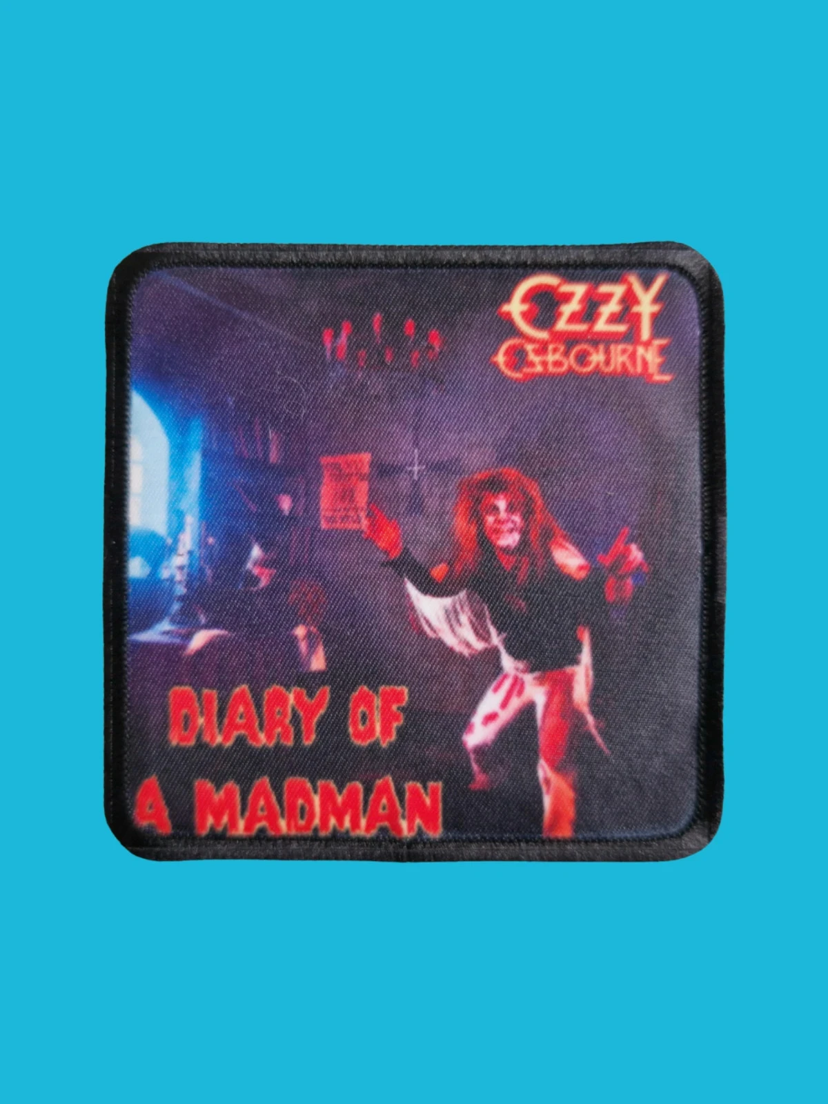 Patch Ozzy Osbourne - Diary Of A Madman - Imprimé - Carré de 7,5 x 7,5 centimètres